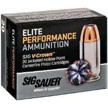 Ammo, 9Mm, 124Gr, Elite V-Crown, Jhp, Box/20