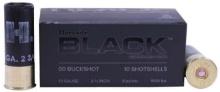 Hornady - BLACK - 12 Gauge 8 Pellets 00 Buck - 10 Rounds