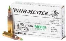 Winchester - USA - 5.56x45mm NATO 62GR FMJLC - 1000 Rounds
