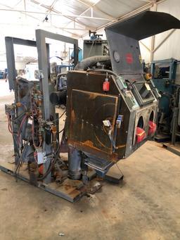 Steel blast unit