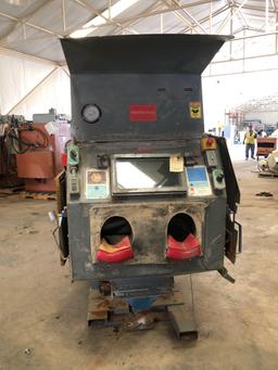 Steel blast unit