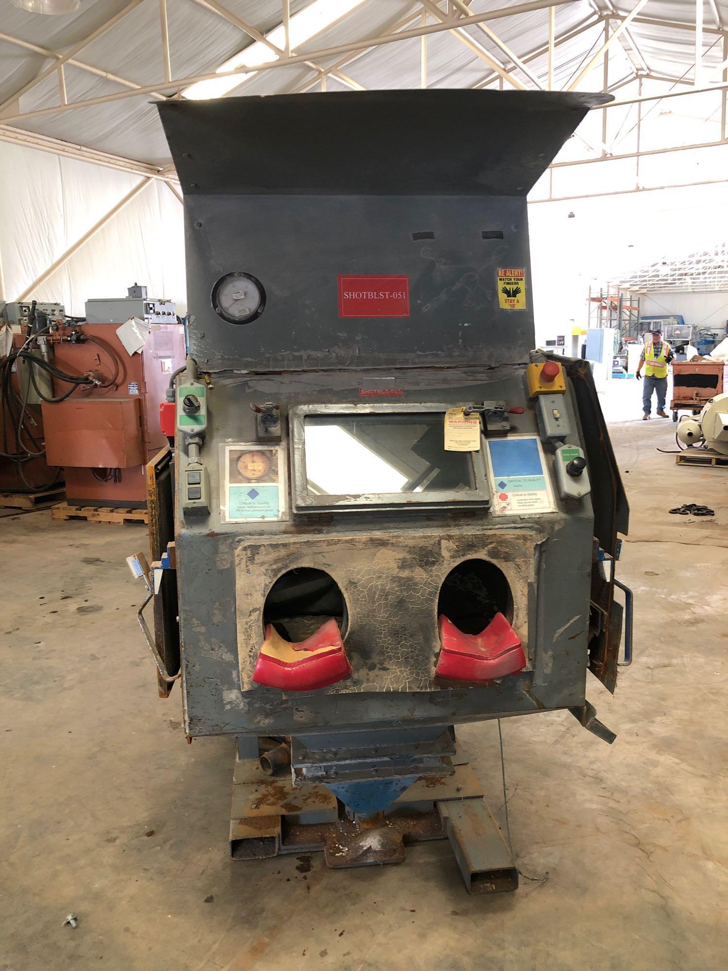 Steel blast unit