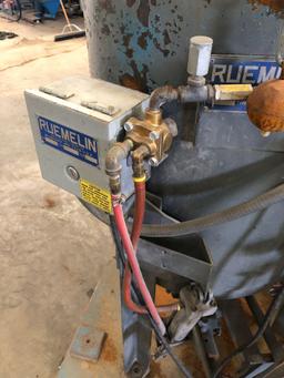 Steel blast unit