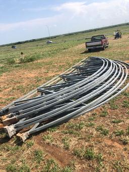 10... 30FT Galvanized Building Rafters Great shape.