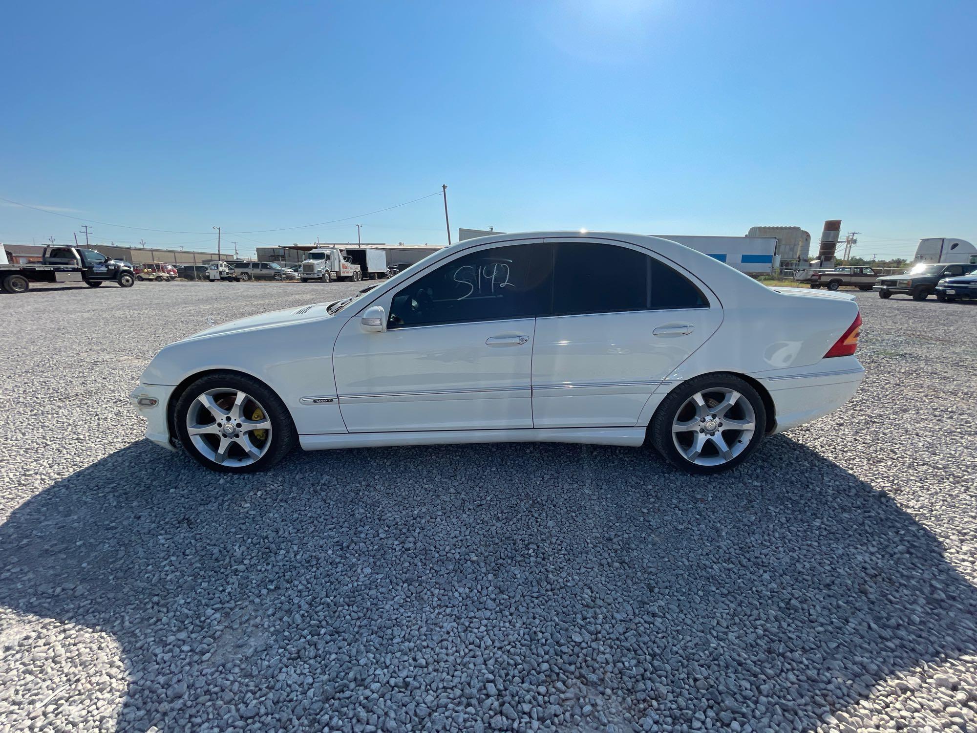 2007 Mercedes-Benz C-Class Passenger Car, VIN # wdbrf52h17f914687