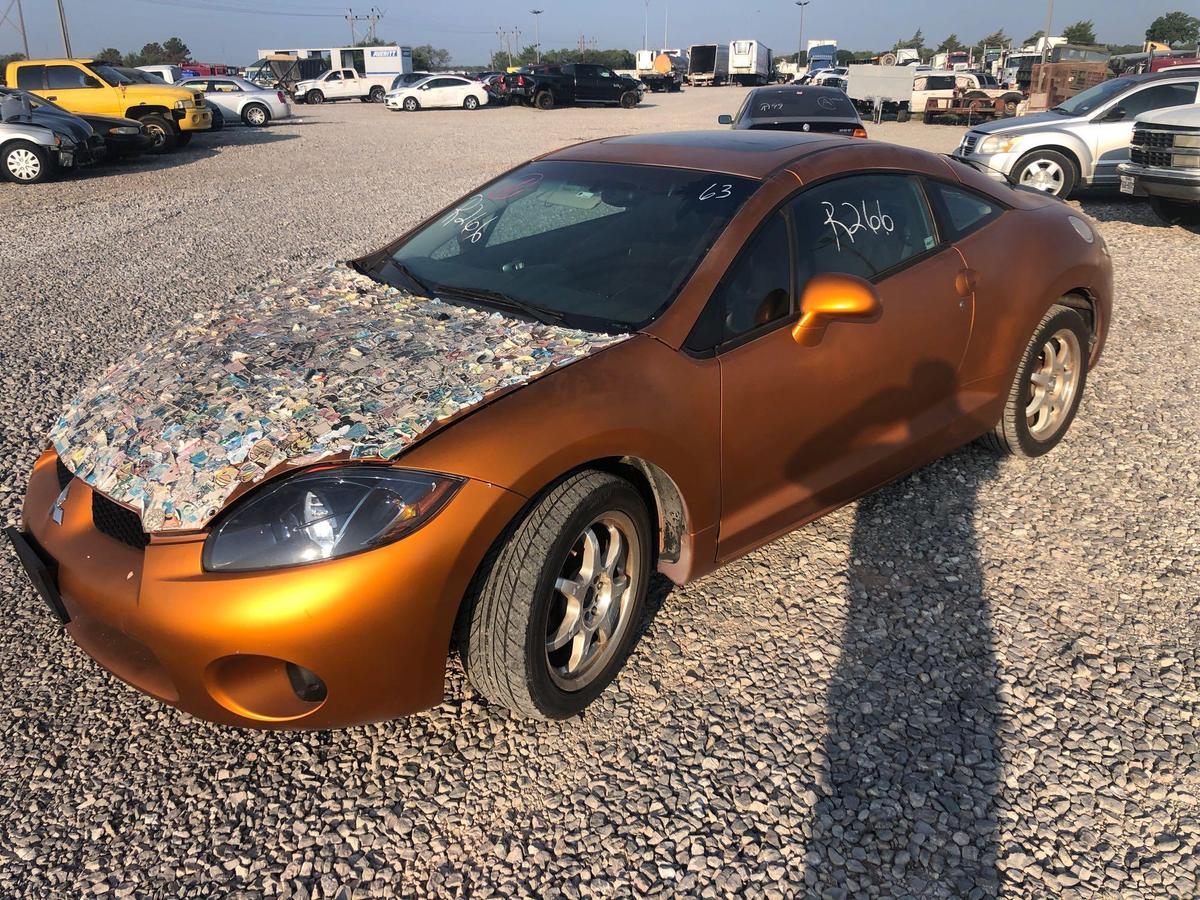 2006 Mitsubishi Eclipse Passenger Car, VIN # 4a3ak24fx6e021942