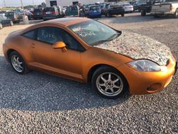 2006 Mitsubishi Eclipse Passenger Car, VIN # 4a3ak24fx6e021942