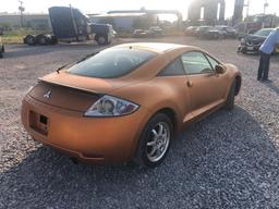 2006 Mitsubishi Eclipse Passenger Car, VIN # 4a3ak24fx6e021942