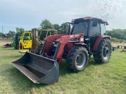 105 U FARM ALL... CASE INTERNATIONAL CAB... TRACTOR... 4,452 HOURS... CAB AND AIR, FRONT LOADER WITH