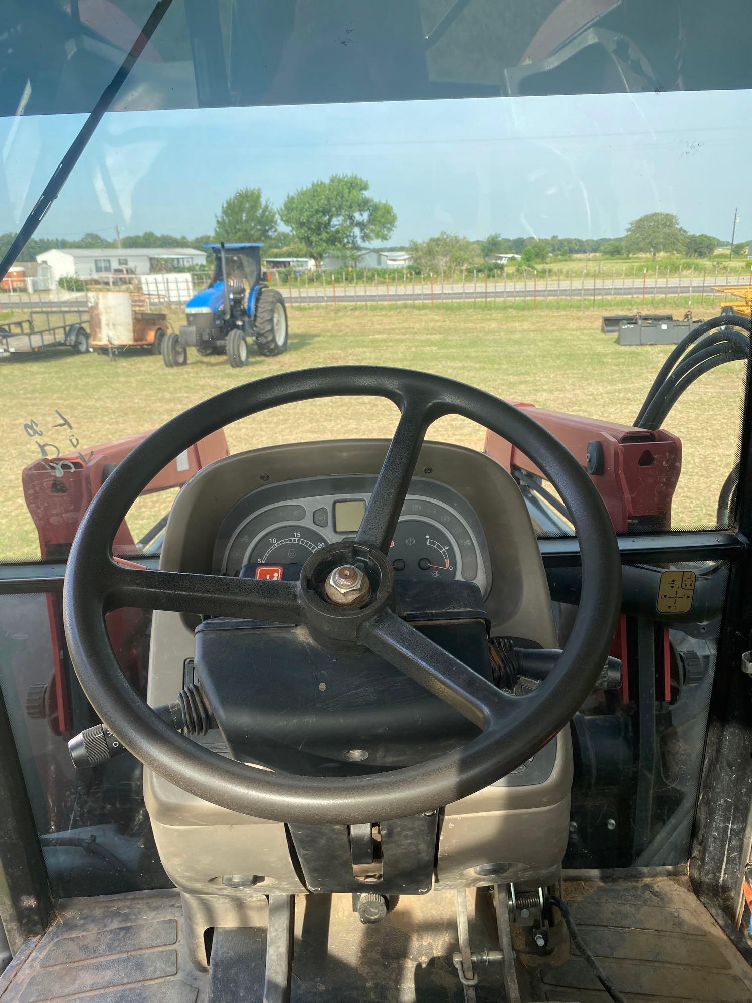 105 U FARM ALL... CASE INTERNATIONAL CAB... TRACTOR... 4,452 HOURS... CAB AND AIR, FRONT LOADER WITH