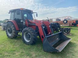 105 U FARM ALL... CASE INTERNATIONAL CAB... TRACTOR... 4,452 HOURS... CAB AND AIR, FRONT LOADER WITH