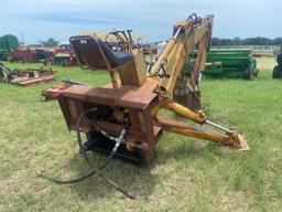 FORD BACKHOE SKID ATTACHMENT... USED ABOUT A YEAR AGO, NEEDS FITTINGS FOR HOSE CONNECTIONS... ALL SE
