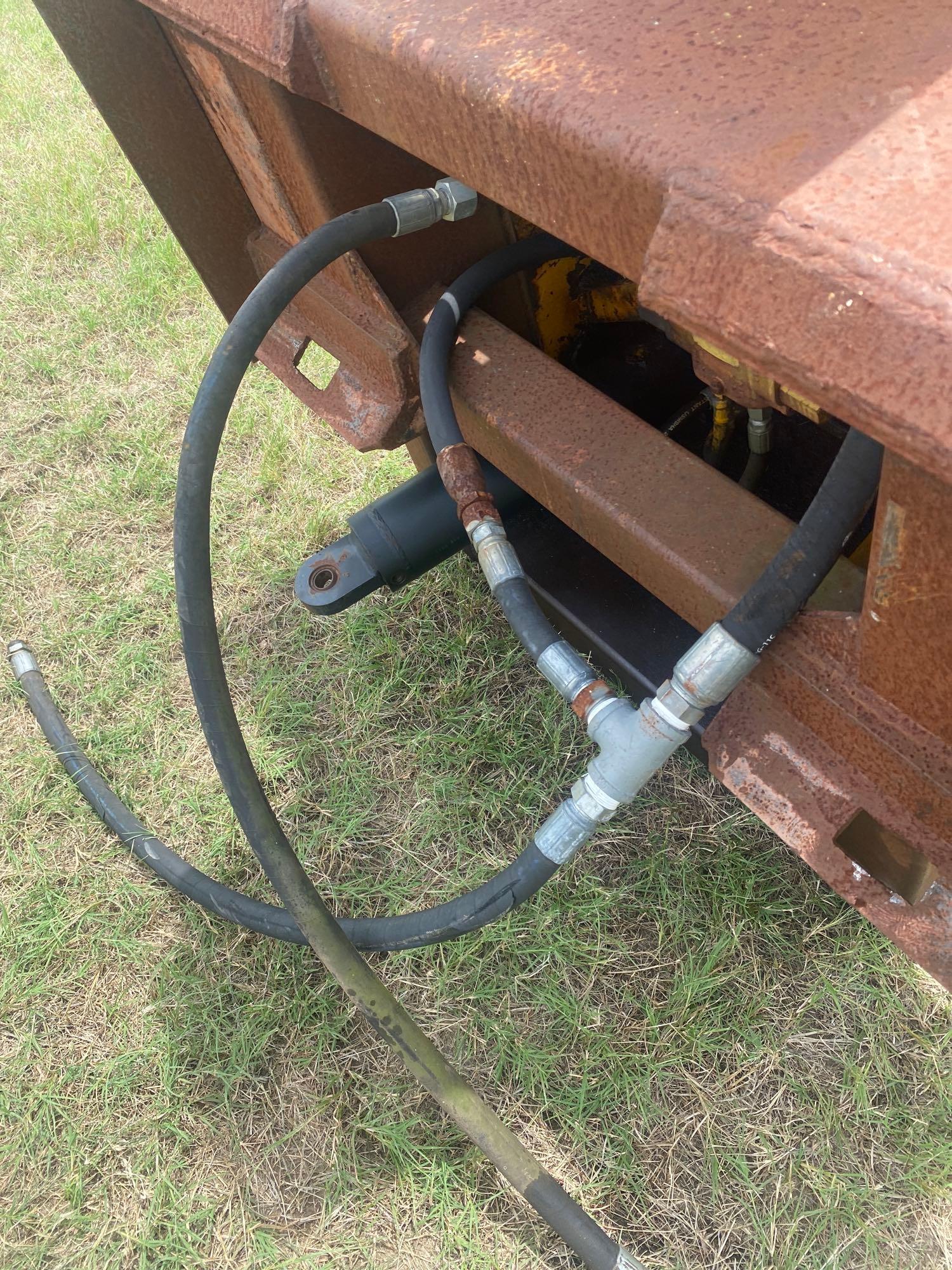 FORD BACKHOE SKID ATTACHMENT... USED ABOUT A YEAR AGO, NEEDS FITTINGS FOR HOSE CONNECTIONS... ALL SE