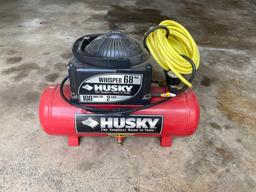 Husky Electric Air Compressor 100 Max PSI 2 Gallons