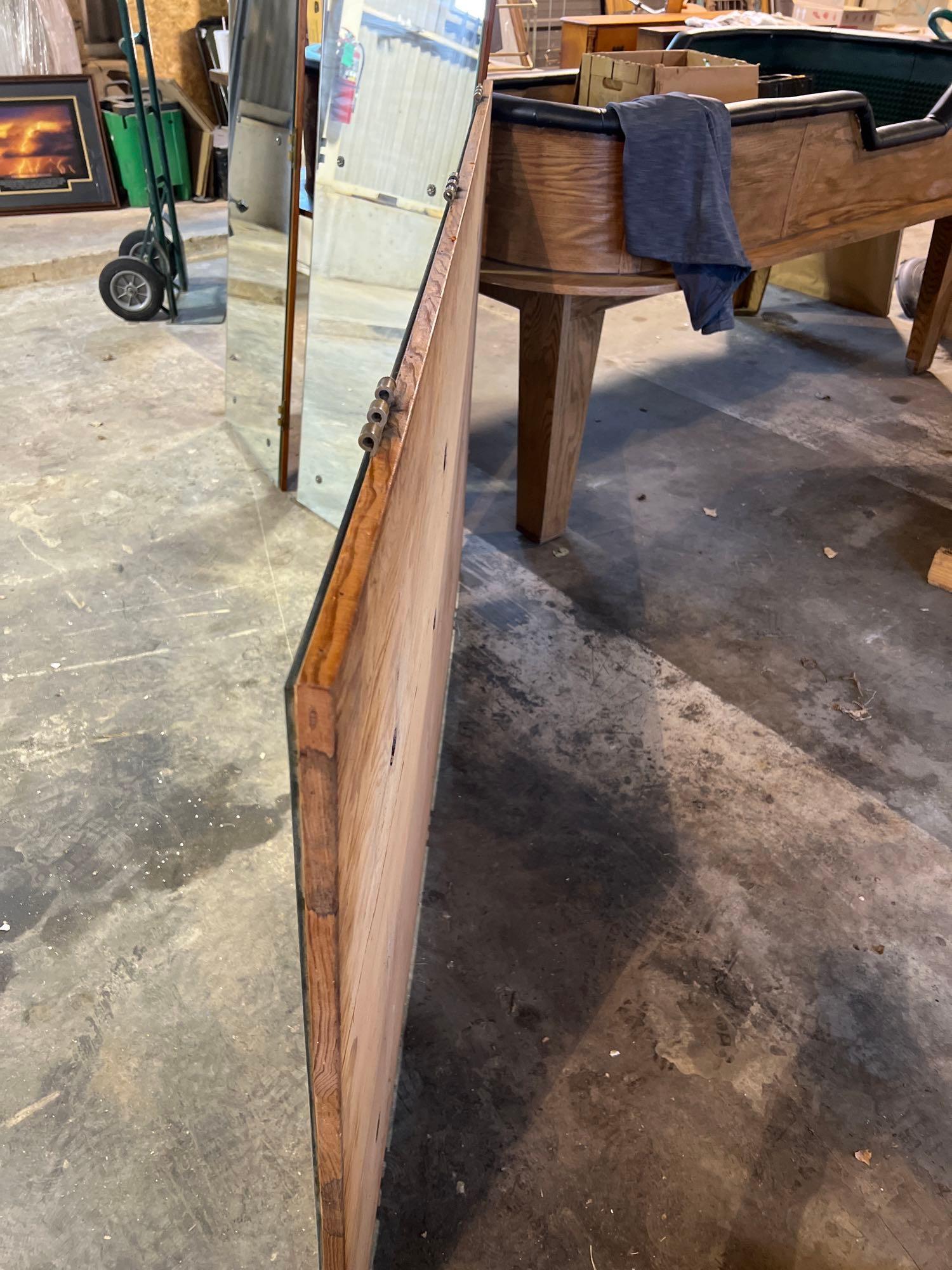2 long mirrors 72 x 22, 1 large mirror 72 x 44