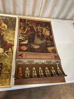 1921 Caerteridge Co. calender. Good condition!... 1905 Carteridge Co. Calender
