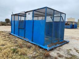 Heavy Built Trash Skid with drive in Ramp