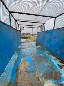 Heavy Built Trash Skid with drive in Ramp