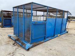 Heavy Built Trash Skid with Drive in ramp