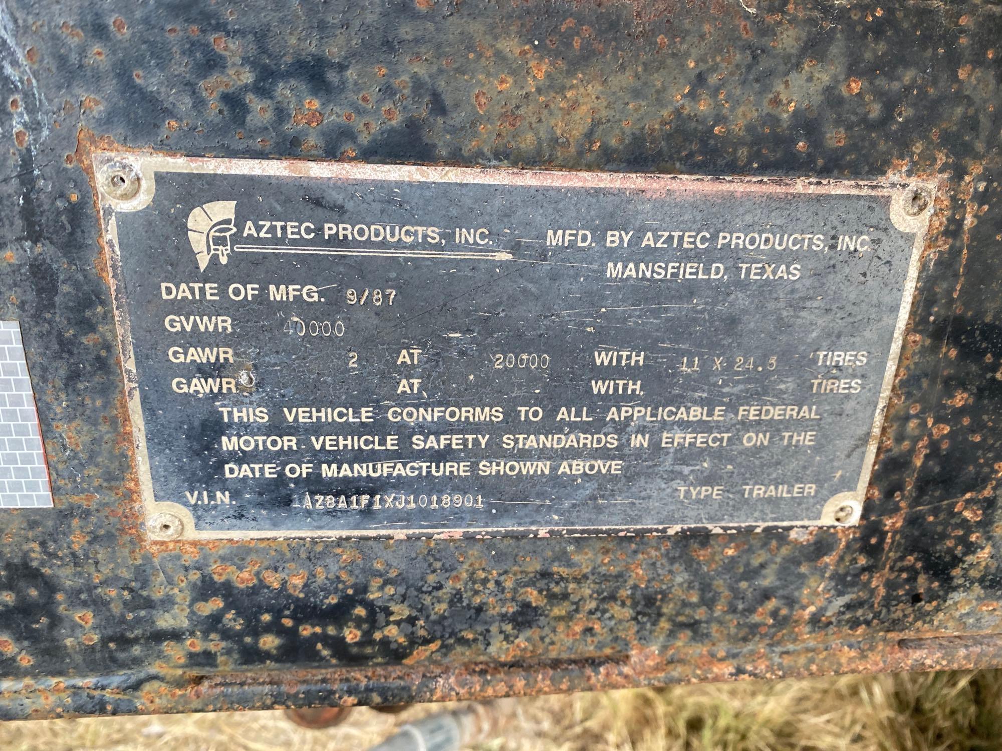 1987 Aztec Pup Trailer