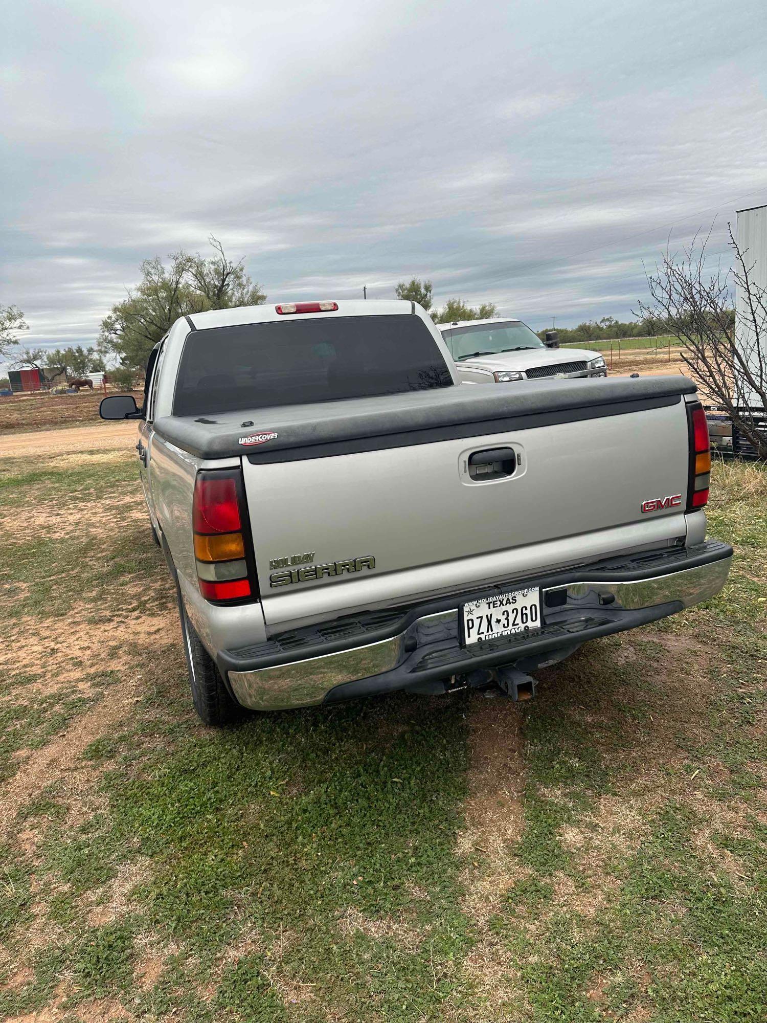 2007 GMC Sierra Classic Pickup Truck, VIN # 2GTEC13V771181512