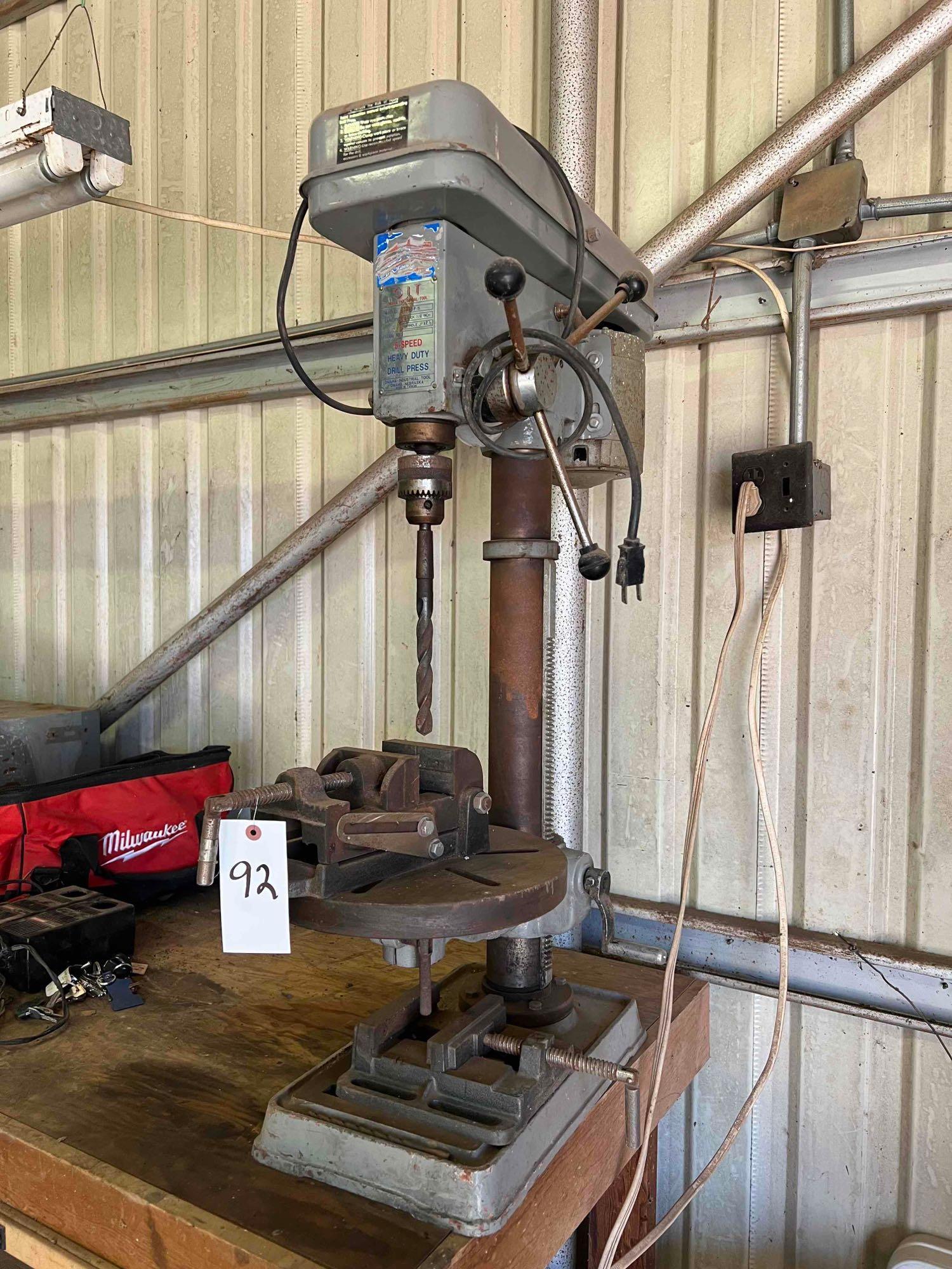 Omaha heavy duty drill press table top 5 speed WORKS