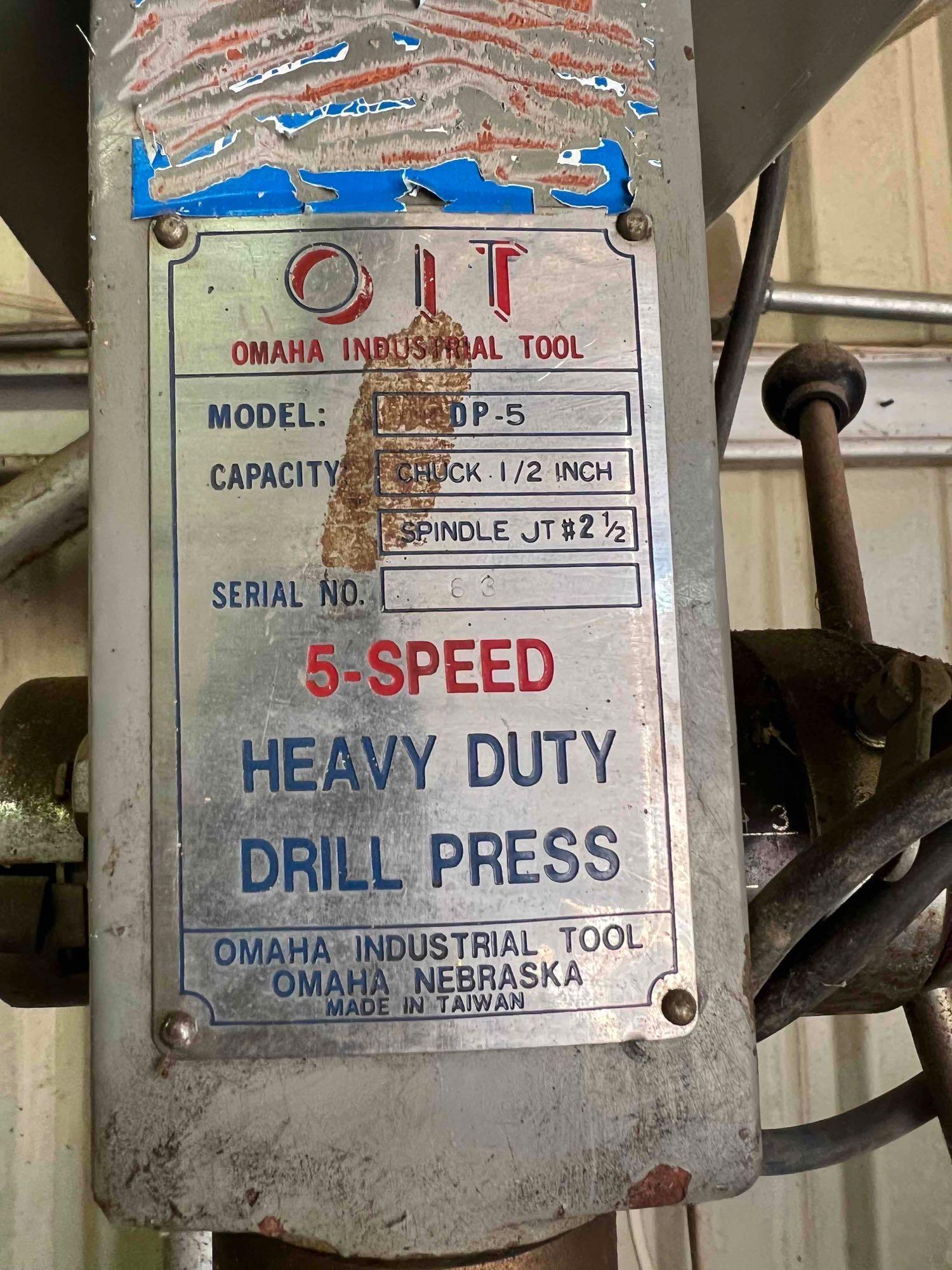 Omaha heavy duty drill press table top 5 speed WORKS
