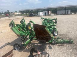 MOW*R FRONTIER DRAG PIPE FINISHING MOWER 15'W WITH HYDRAULIC FOLDING WINGS AND REAR MOWER PICKS UP