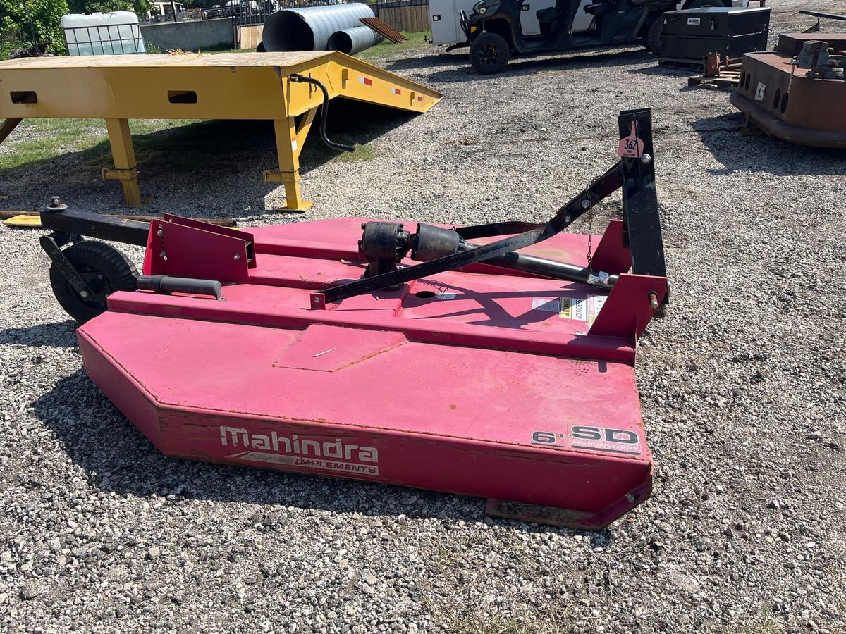 MAHINDRA...6' BRUSH HOG... FIELD READY