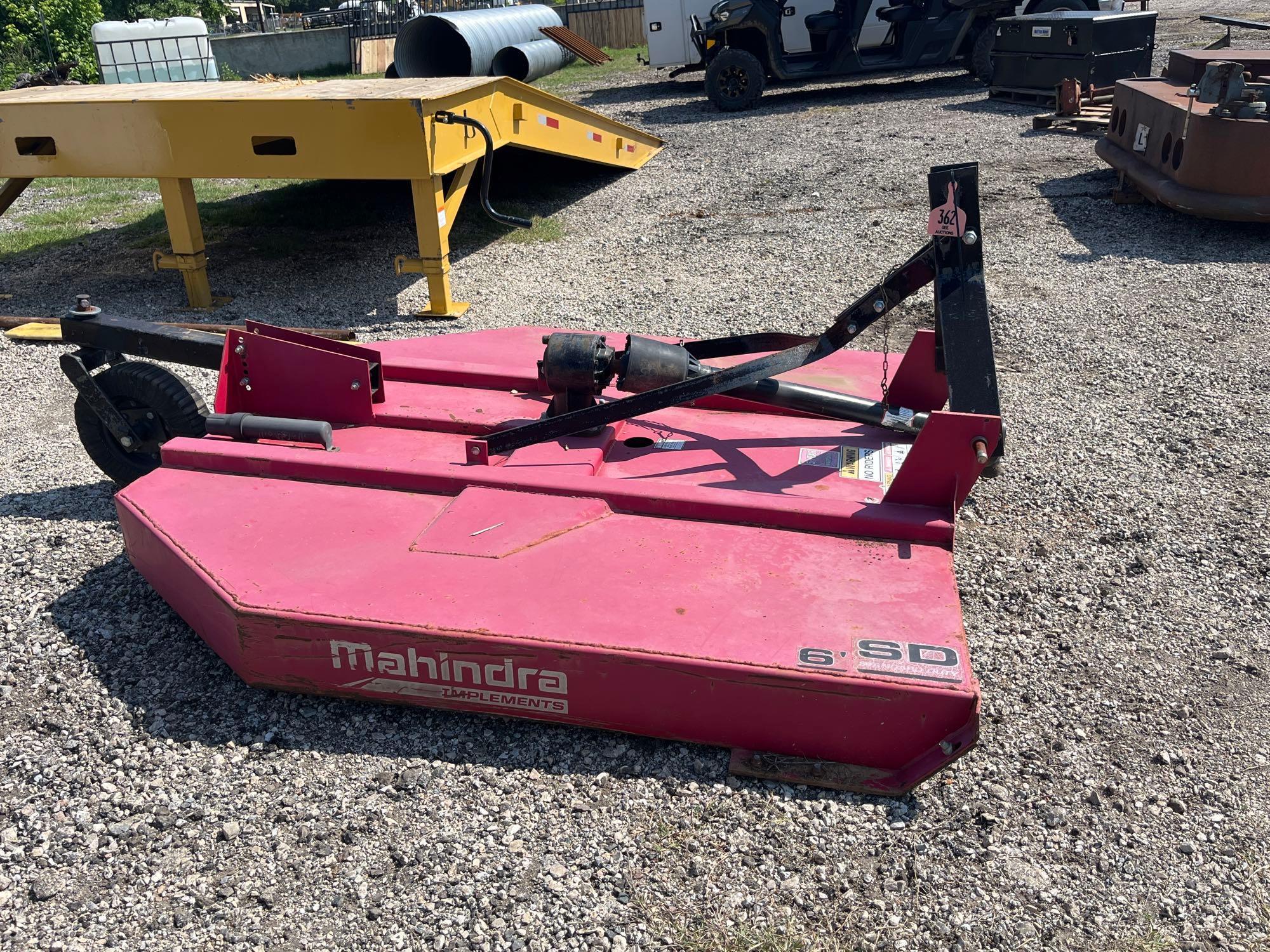 MAHINDRA...6' BRUSH HOG... FIELD READY