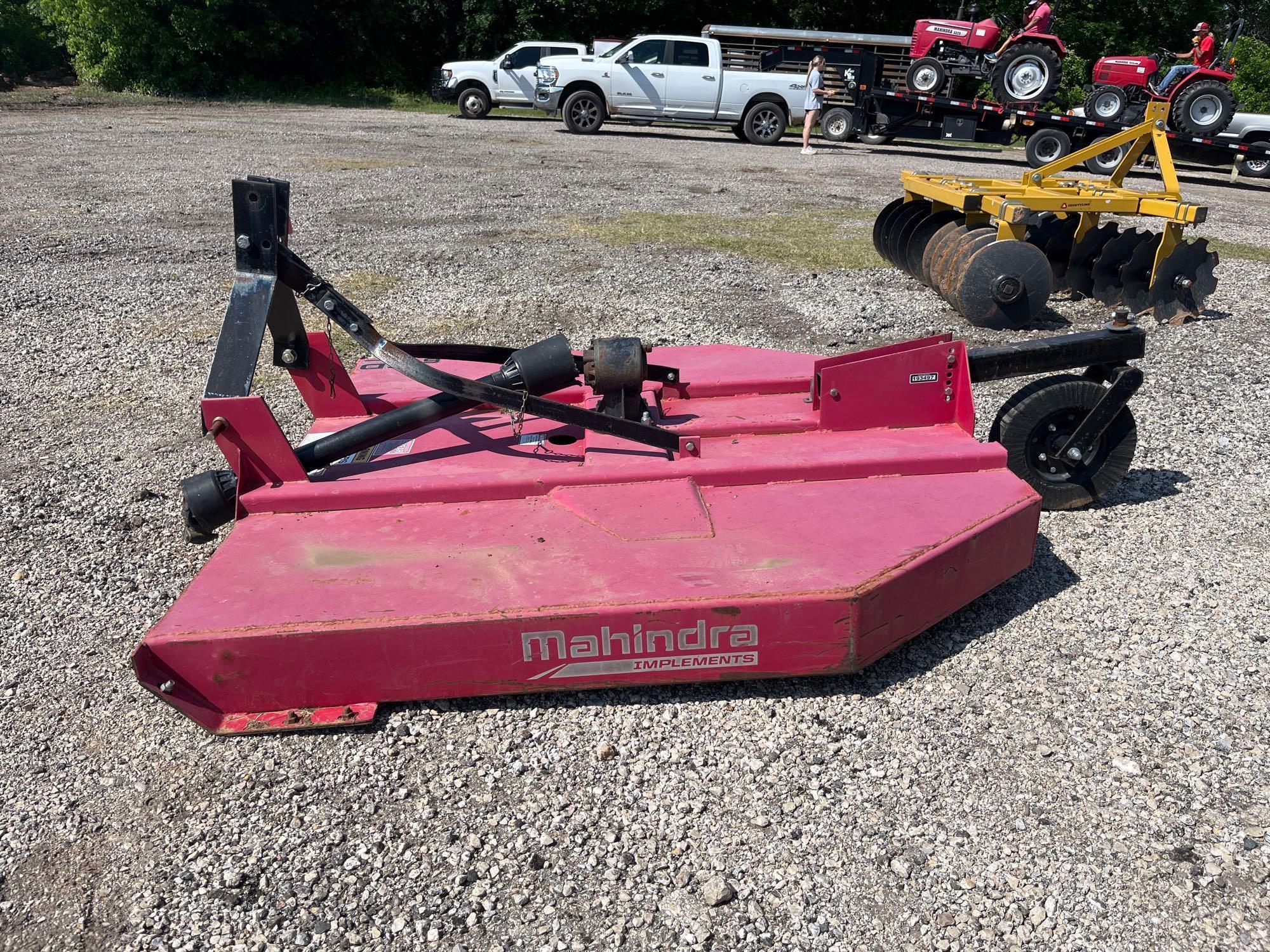 MAHINDRA...6' BRUSH HOG... FIELD READY