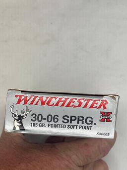 Make: Winchester Ammunition Caliber: 30-06 SILVERTIP 1 BOX 150 GRAIN 1 BOX 165 GRAIN 20 CARTDRIGES