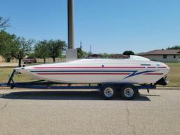 2000 CUSTOM BUILT 22' ADVANTAGE SPORT CAT TUNNEL TRUE 100MPH BOAT!