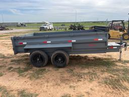 NEW DUMP TRAILER 77X12X2