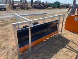 Skid Steer Dozer Blade WOLVERINE DB-15-84W Unused 2024 Skid Steer Dozer Blade Overall Height 27.9in