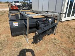 Skid Steer Dozer Blade WOLVERINE DB-15-84W Unused 2024 Skid Steer Dozer Blade Overall Height 27.9in