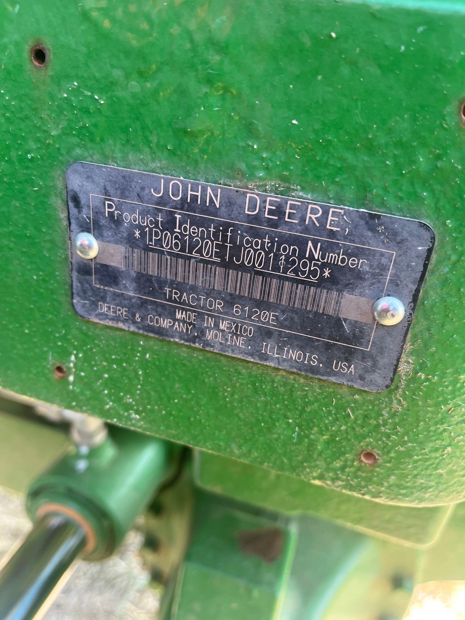 JOHN DEERE 6120E TRACTOR