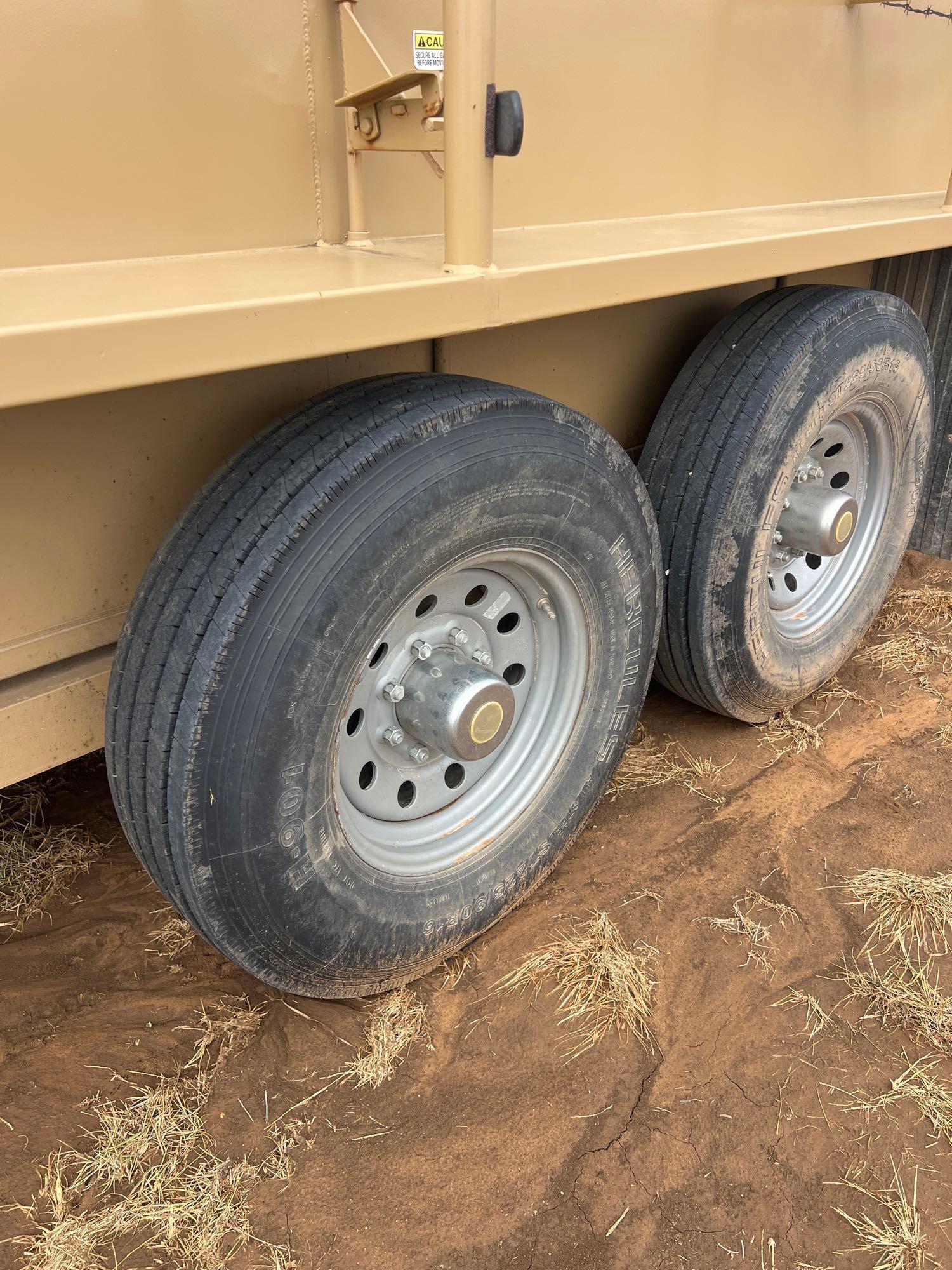2019 HUGHES STOCK TRAILER