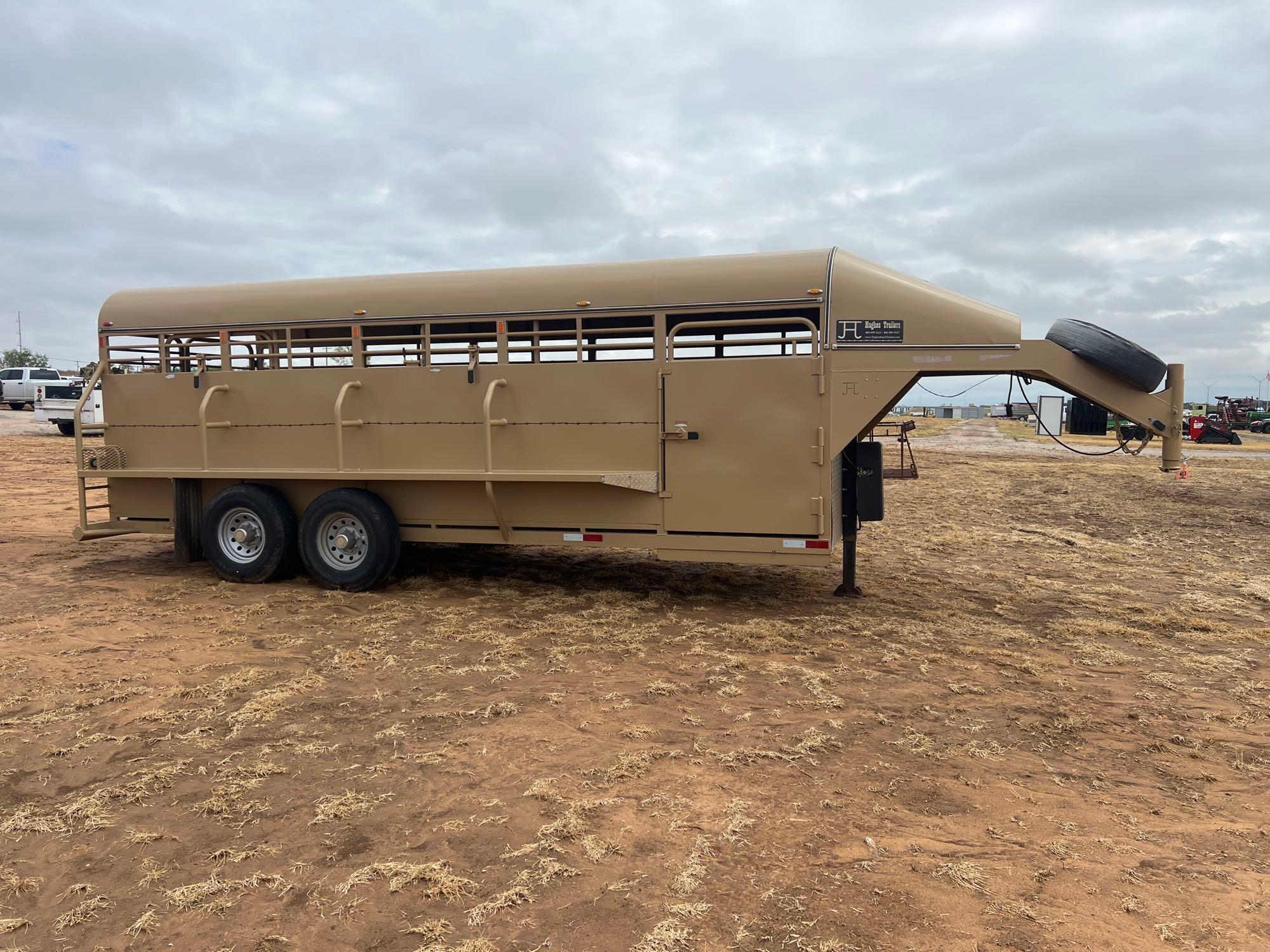 2019 HUGHES STOCK TRAILER