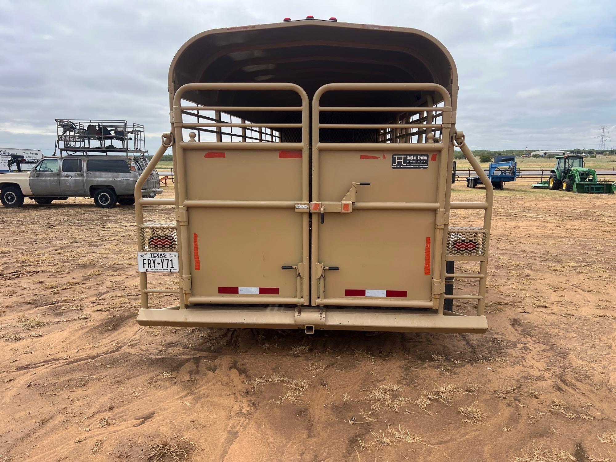 2019 HUGHES STOCK TRAILER