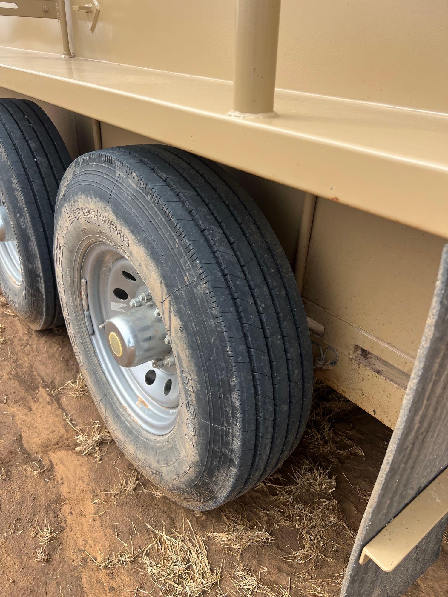 2019 HUGHES STOCK TRAILER
