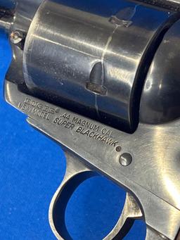 Make: Ruger Model: SUPER BLACK HAWK Serial # - Firearms: 82-26421 Caliber: 44 MAG Condition: Good