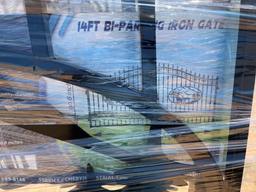 Serial No. S/N:25HKNY0376- (23) Product Name Iron Gate Model 14' Bi-Parting Description Unused 2025