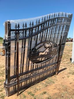 Serial No. S/N:25HKNY0376- (23) Product Name Iron Gate Model 14' Bi-Parting Description Unused 2025