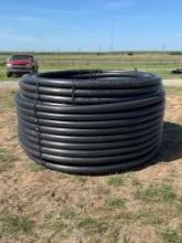 600 FT OF 3 INCH POLY PIPE VR7 BLACK