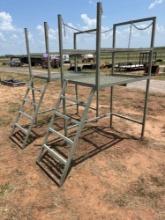 TWO METAL STANDS