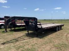 LONESTAR 24 FT FLATBED GOOSENECK TRAILER