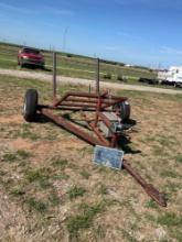 HOMEMADE HAY BUGGY ELECTRIC WENCH 2'' BALL NEW TIRES