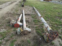 3 Glimore-Tatge Electric Grain Augers, Roller Mill and Elevate Sell Just Moved From Building Not
