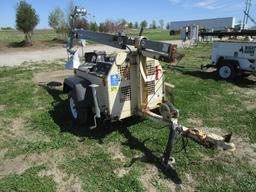 2008 Ingersoll Rand Light Source Portable Light Tower Kubota Diesel 6,684 hrs No Key S#393605UJRC13